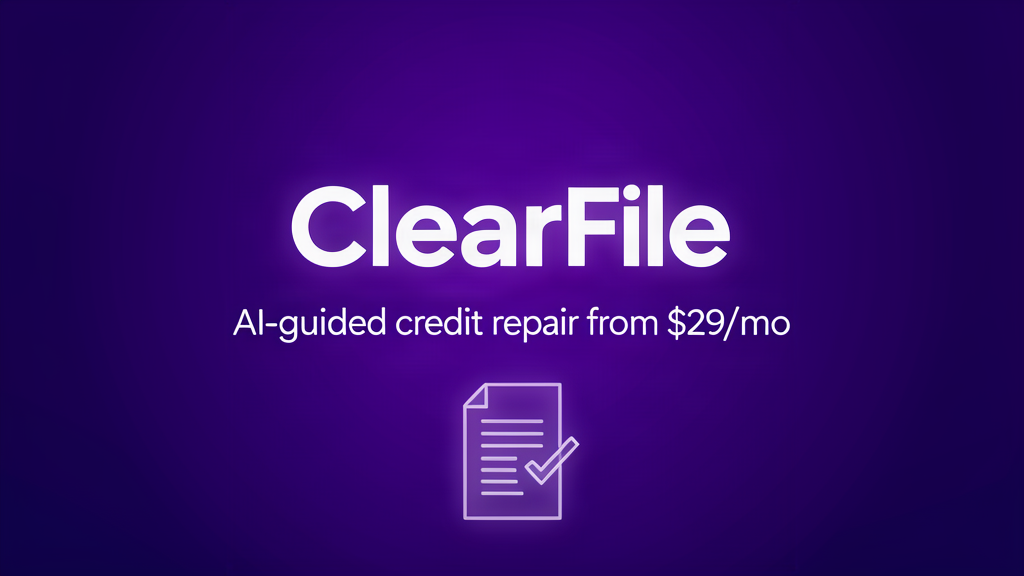 ClearFile — AI-guided credit repair from $29/mo